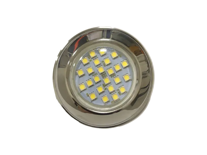 Refletor Power Led 5W (Branco-Inox) Brustec 