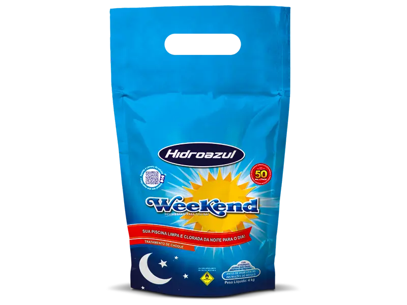 Weekend Desinfetante para Piscina 4 Kg Hidroazul