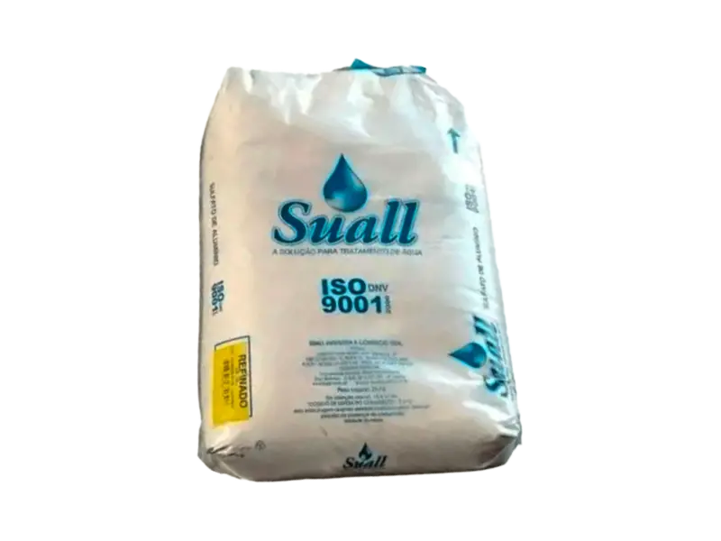 Sulfato de alumínio (25 Kg) Suall