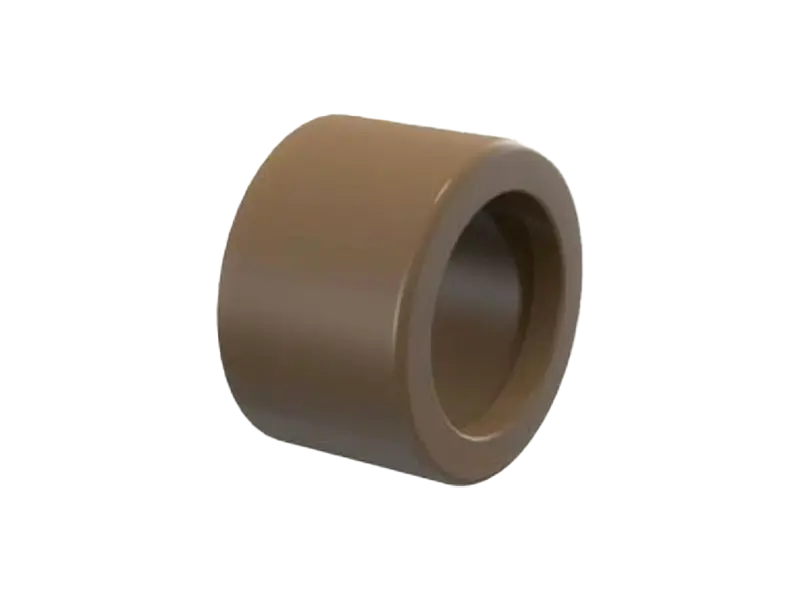 Bucha de Redução PVC Soldável Curta 50 x 40 mm Marrom