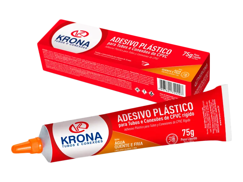 Adesivo CPVC Plástico Bisnaga 75g Krona