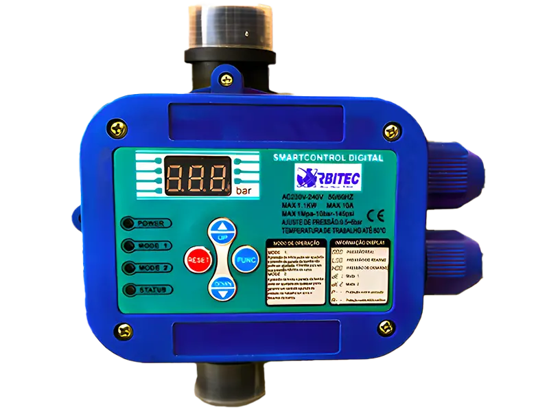 Controlador de Pressão Automático Digital Orbitec