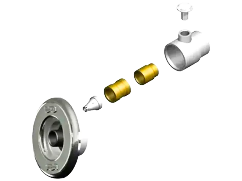 Dispositivo Hidro Inox/Abs Encaixe Tubo de 60 mm