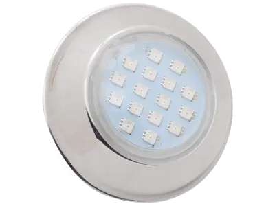 Refletor Hiper Led 9W (RGB-Inox) Brustec