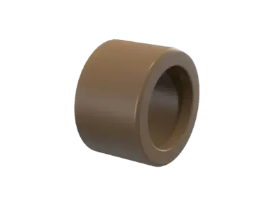 Bucha de Redução PVC Soldável Curta 50 x 40 mm Marrom