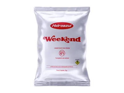 Weekend Desinfetante para Piscina 2,4 Kg Hidroazul