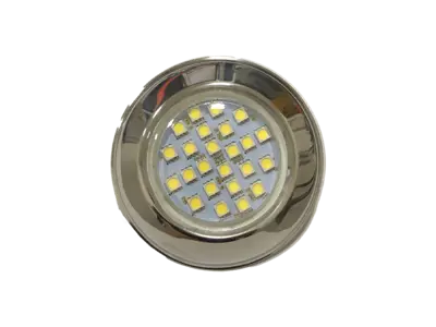 Refletor Power Led 5W (Branco-Inox) Brustec 